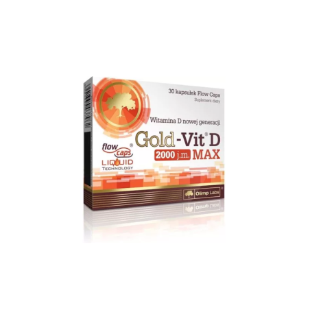 Olimp Gold-Vit D MAX 2000 IU 30 kaps. - Witamina D dla odporności