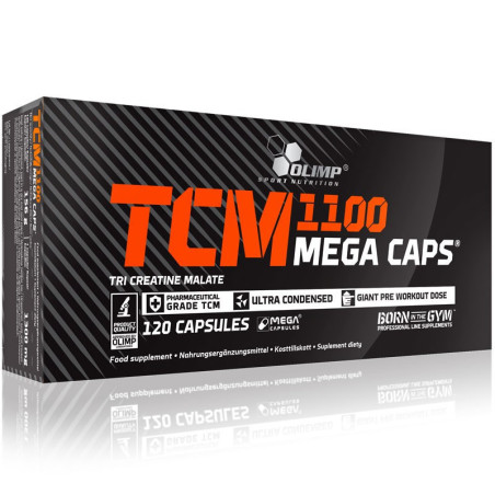 Olimp TCM 1100 Mega Caps - Jabłczan Kreatyny dla Siły i Masy