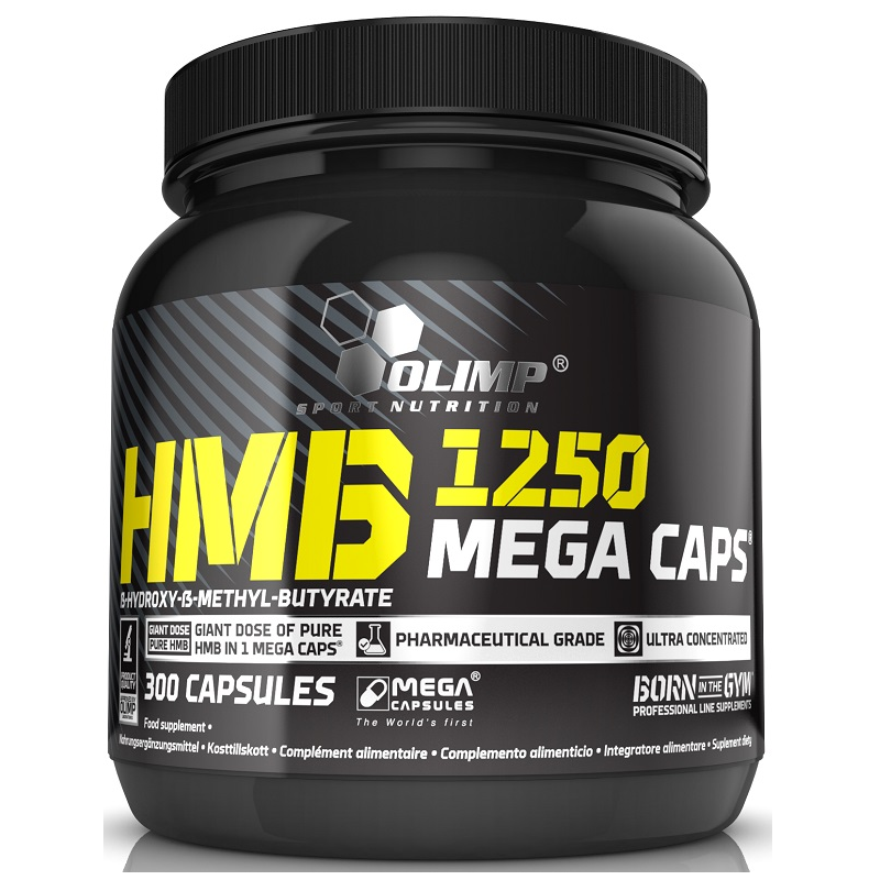 Olimp HMB 1250 Mega Caps 300 kaps. | Suplement na masę i regenerację