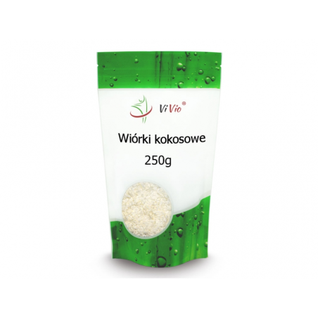 Wiórki Kokosowe Vivio 250g - Zdrowy Dodatek do Potraw