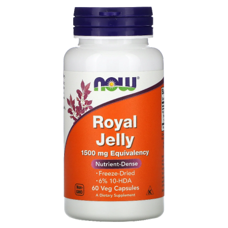 NOW Foods Royal Jelly 1500mg - Wsparcie Pamięci i Układu Nerwowego