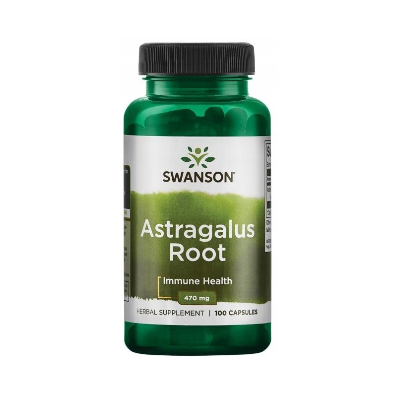 Swanson Astragalus Root 470mg 100kaps - Wsparcie Odporności