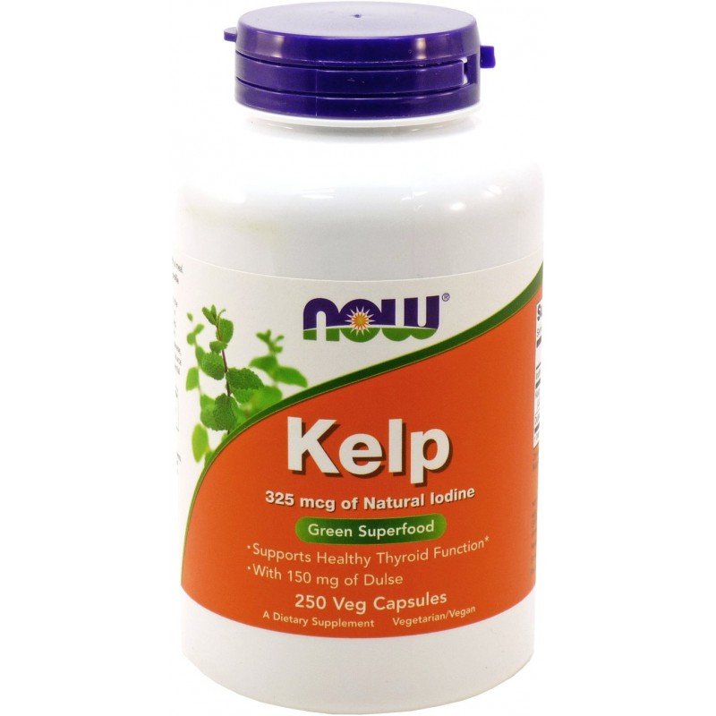 NOW Foods Kelp 325mcg - Jod dla Tarczycy