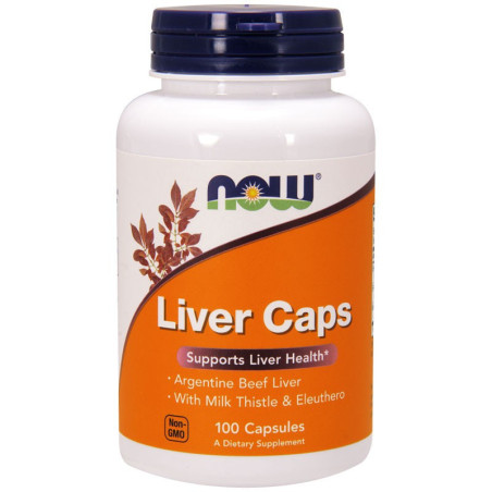 NOW Foods Liver Caps 100kaps - Wsparcie Wątroby | Sklep...