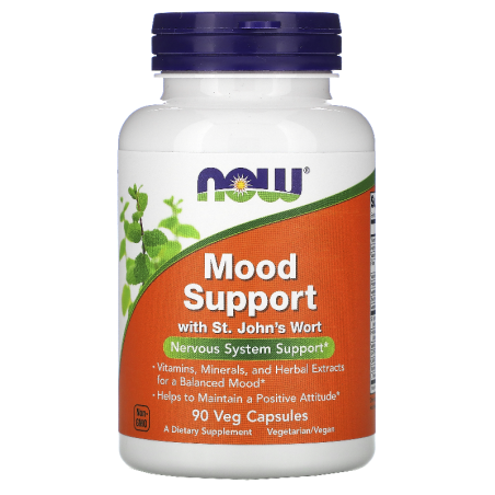 NOW Foods Mood Support Dziurawiec 90vkaps - na stres i sen