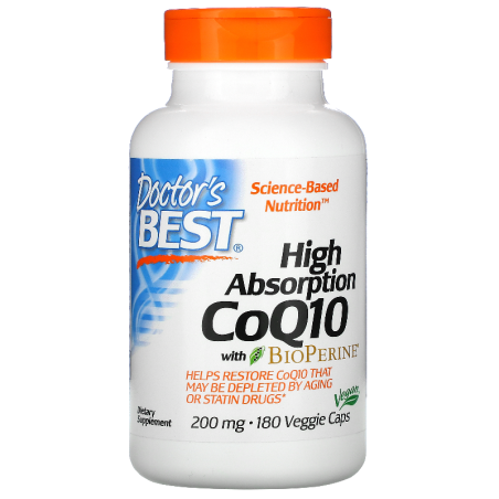 Doctor's Best CoQ10 bioPerine 200mg - wsparcie serca i energii