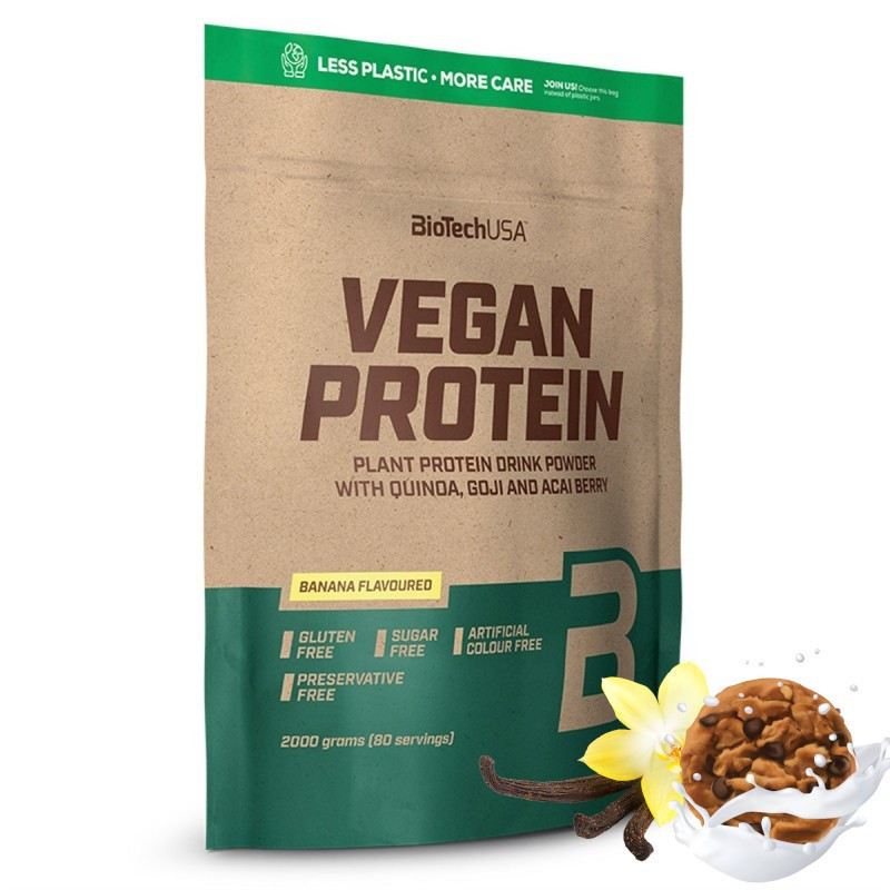 BioTechUSA Vegan Protein 2000g - Białko Roślinne dla Wegan