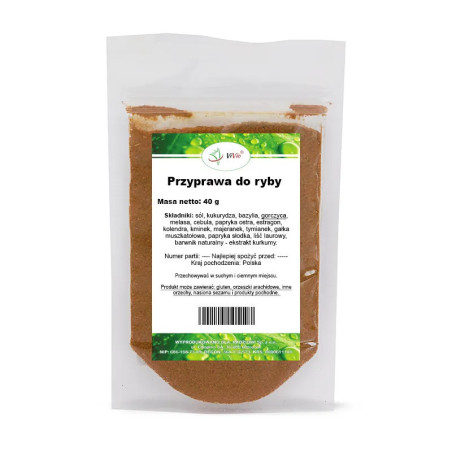 Vivio Przyprawa do Ryb 40g - Naturalna mieszanka ziół