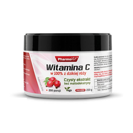 Pharmovit Witamina C z Dziką Różą 200g - Biotechsklep.pl