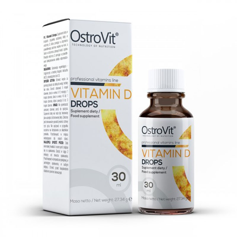 OstroVit Vitamin D Drops 30ml - Witamina D3 w kroplach