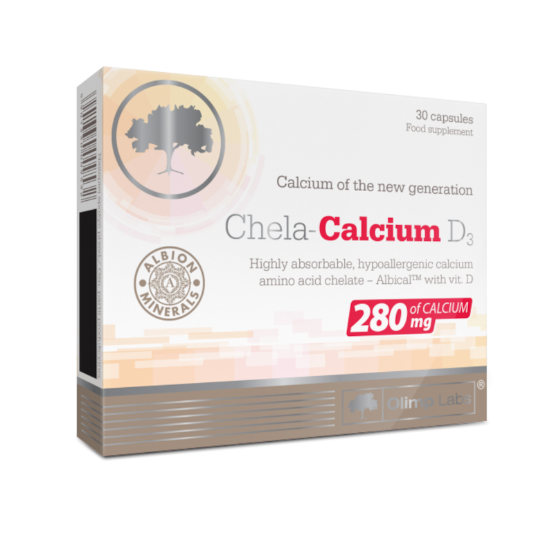 Olimp Chela Calcium D3 - Wapń i Witamina D3 dla mocnych kości