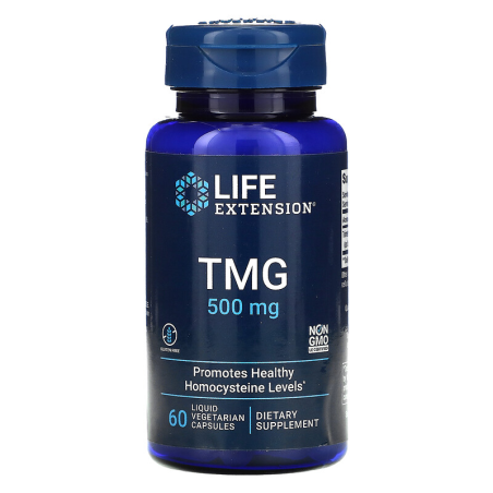 Life Extension TMG 500mg - Wsparcie dla serca i wydolności