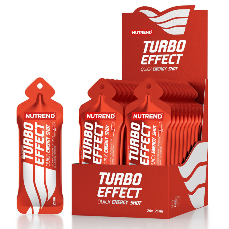 Nutrend Turbo Effect Shot 25ml - Żel Energetyczny dla Sportowców