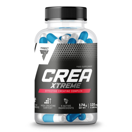 Trec Nutrition Crea Xtreme 120kaps - Stack Kreatynowy