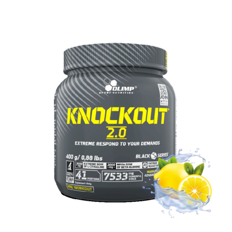 Olimp Knockout 2.0 400g - Przedtreningówka Bez Kreatyny | Energia i Moc