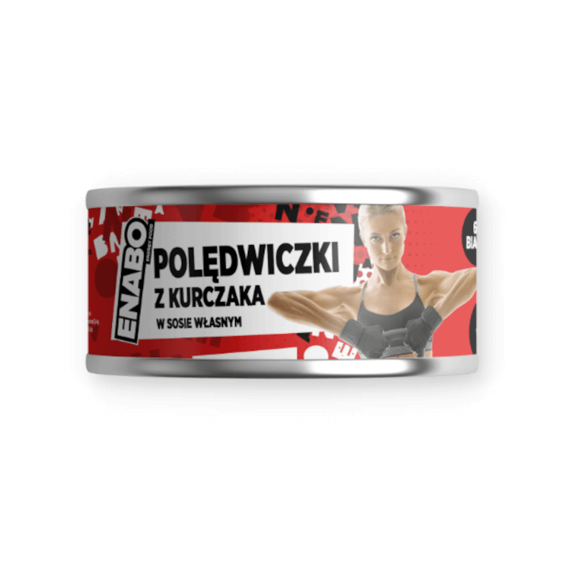 Enabo Polędwiczki z Kurczaka 300g - Gotowe danie proteinowe