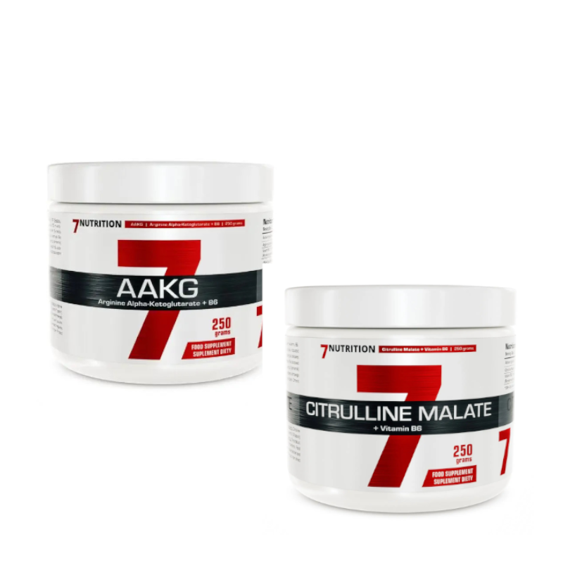 7Nutrition AAKG + Citrulline Malate - Zestaw na Pompę Mięśniową