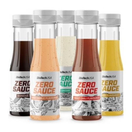 BioTechUSA Zero Sauce Wytrawny 350ml - Sos bez kalorii