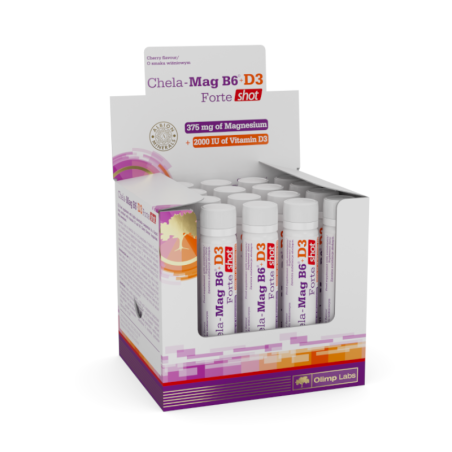 Olimp Chela Mag B6 + D3 Shot - Magnez, Witamina B6, Witamina D3
