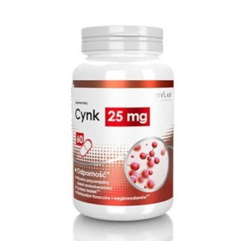 Activlab Cynk 25mg 60kaps - Suplement diety na odporność i zdrową skórę