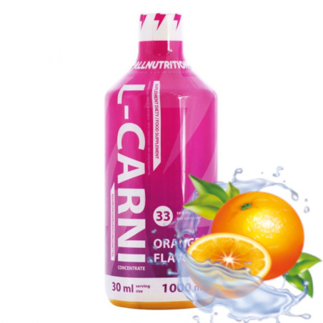 ALLNUTRITION L-Carnitine 1000ml Pomarańczowy - Spalacz Tłuszczu