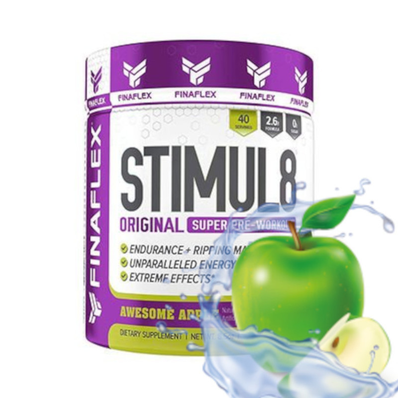 Finaflex Stimul8 180g - Przedtreningówka Bez Kreatyny | Energia i Moc