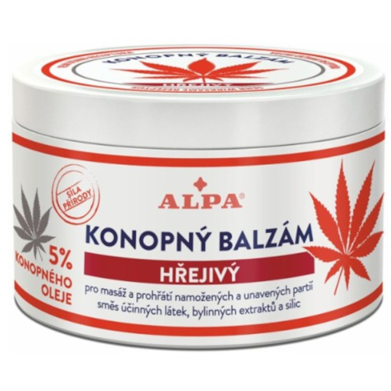 Alpa Maść z Konopi Balsam Grzejący 150ml - Biotechsklep.pl