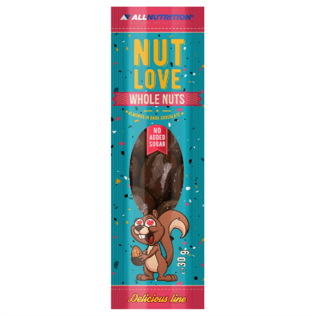 ALLNUTRITION Nutlove Almond Dark Choco 30g - Migdały w Czekoladzie