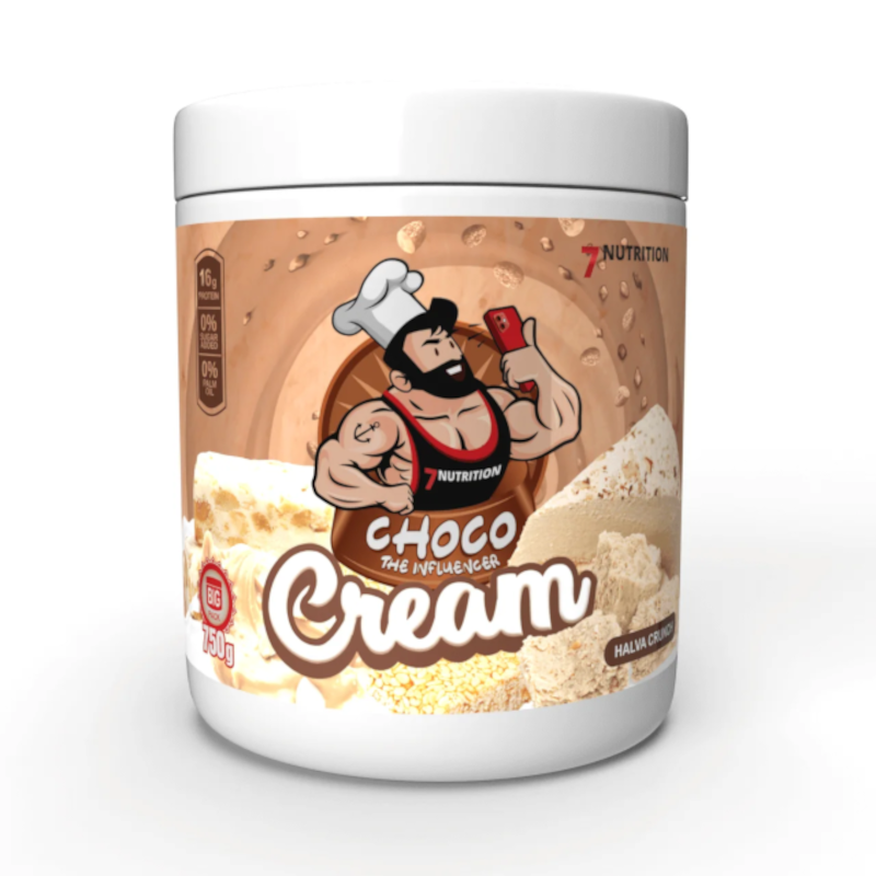 7Nutrition Cream Chrupiąca Chałwa 750g - Dietetyczny Krem do Smarowania
