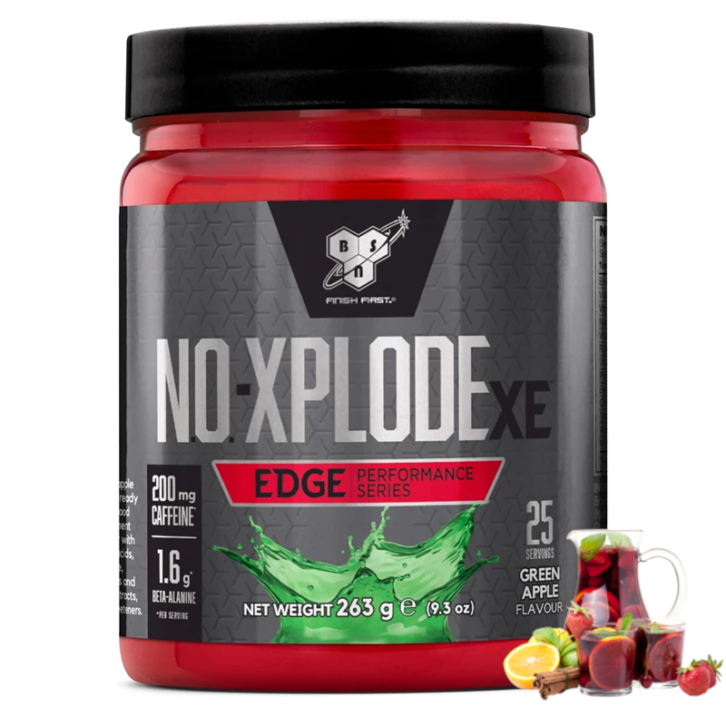 BSN NO-XPLODE 263g - Przedtreningówka Bez Kreatyny | Energia i Moc