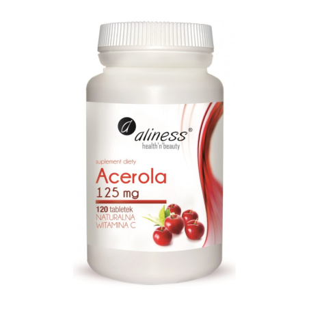 Aliness Acerola 125mg 120tab - Naturalne wsparcie odporności