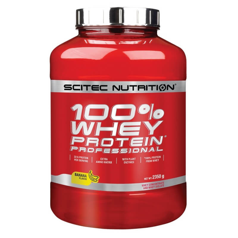 Scitec Nutrition 100% Whey Protein Professional 2350g - Koncentrat Białka Serwatkowego