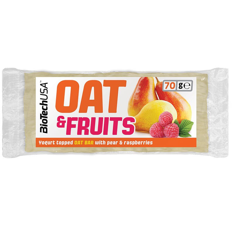 BioTechUSA Oat and Fruit Baton Węglowodanowy 70g