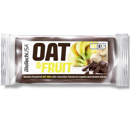 BioTechUSA Oat and Fruits Chocolate Banana - Baton Energetyczny