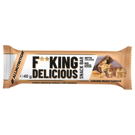 Allnutrition Fucking Delicious Bar 40g Karmel-Orzech - Baton Proteinowy