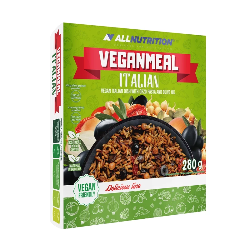 ALLNUTRITION Veganmeal Włoski 280g - Gotowy posiłek wegański
