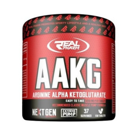 Real Pharm AAKG 150 kaps - Pompa Mięśniowa, Energia, Moc