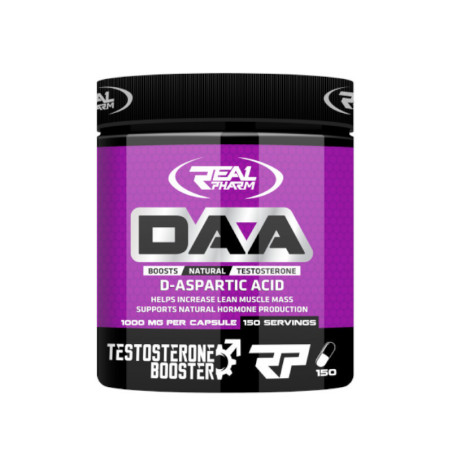 Real Pharm DAA 150 kaps - Booster Testosteronu