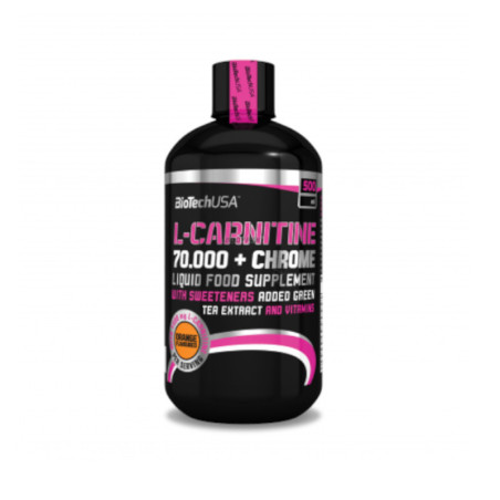 BioTechUSA L-Carnitine 70.000 + Chrome - Spalacz Tłuszczu | biotechsklep.pl