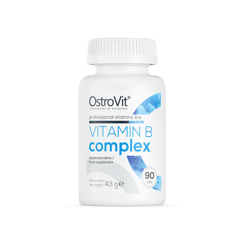 OstroVit Vitamin B Complex 90 tab - Kompleks Witamin B dla Energii i Zdrowia