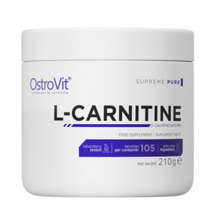 OstroVit L-Carnitine 210g - Spalacz Tłuszczu | biotechsklep.pl