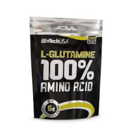 BioTechUSA L-Glutamine 1000g - Czysta Glutamina dla Sportowców