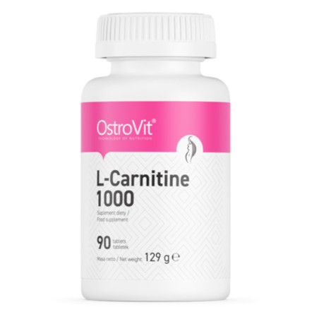 OstroVit L-Carnitine 1000 - 90 tabletek | Spalacz Tłuszczu