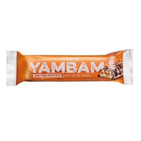 Baton Proteinowy BODY ATTACK Yambam 80g [masło orzechowe karmel]