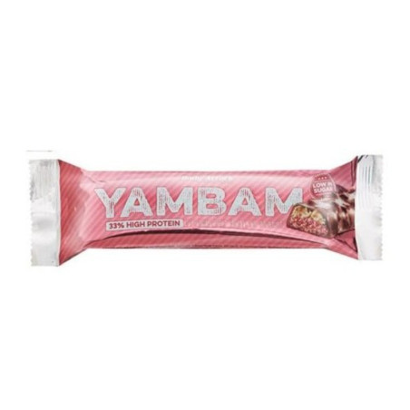 Baton Proteinowy BODY ATTACK Yambam 80g [truskawka wanilia orzech]