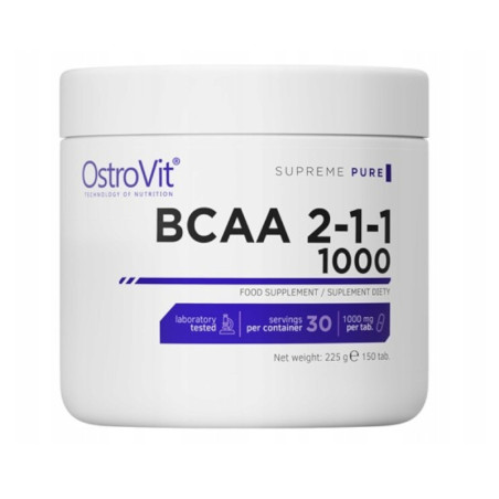 Aminokwasy OstroVit BCAA 2-1-1 1000 150tab