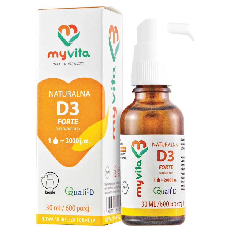 MyVita Witamina D3 2000IU 30ml - Suplement na odporność