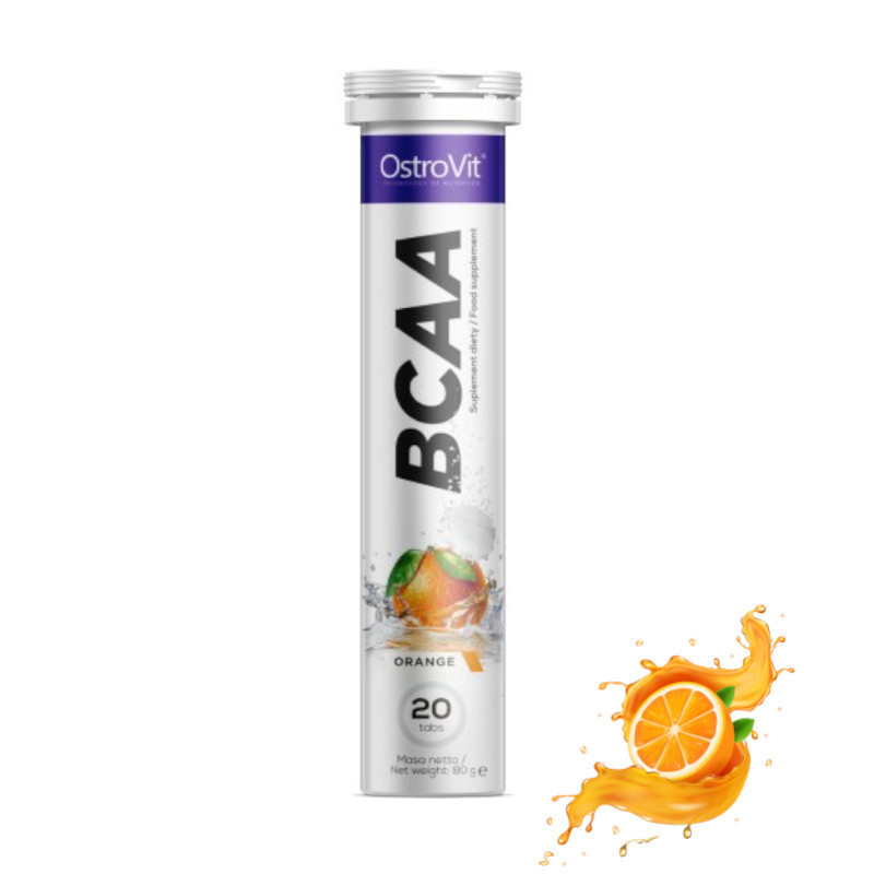 Aminokwasy OstroVit BCAA Tabletki Musujące 20tab