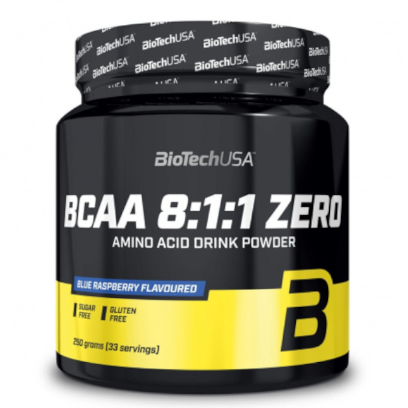 Aminokwasy BioTechUSA BCAA 8:1:1 ZERO - 250g