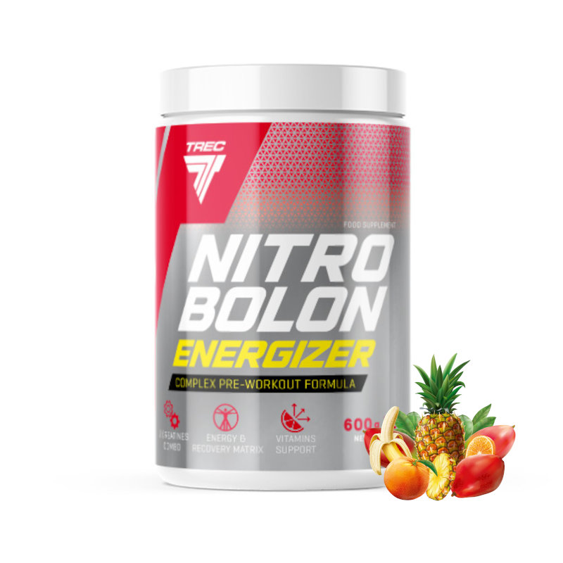 TREC Nutrition Nitrobolon Energeizer 600g - Przedtreningówka z Kreatyną